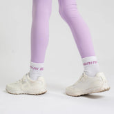 BONINI Aspire Sports Socks White Lilac